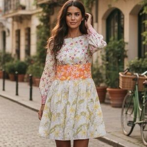 The Coco Shop Floral Banded Mini Dress